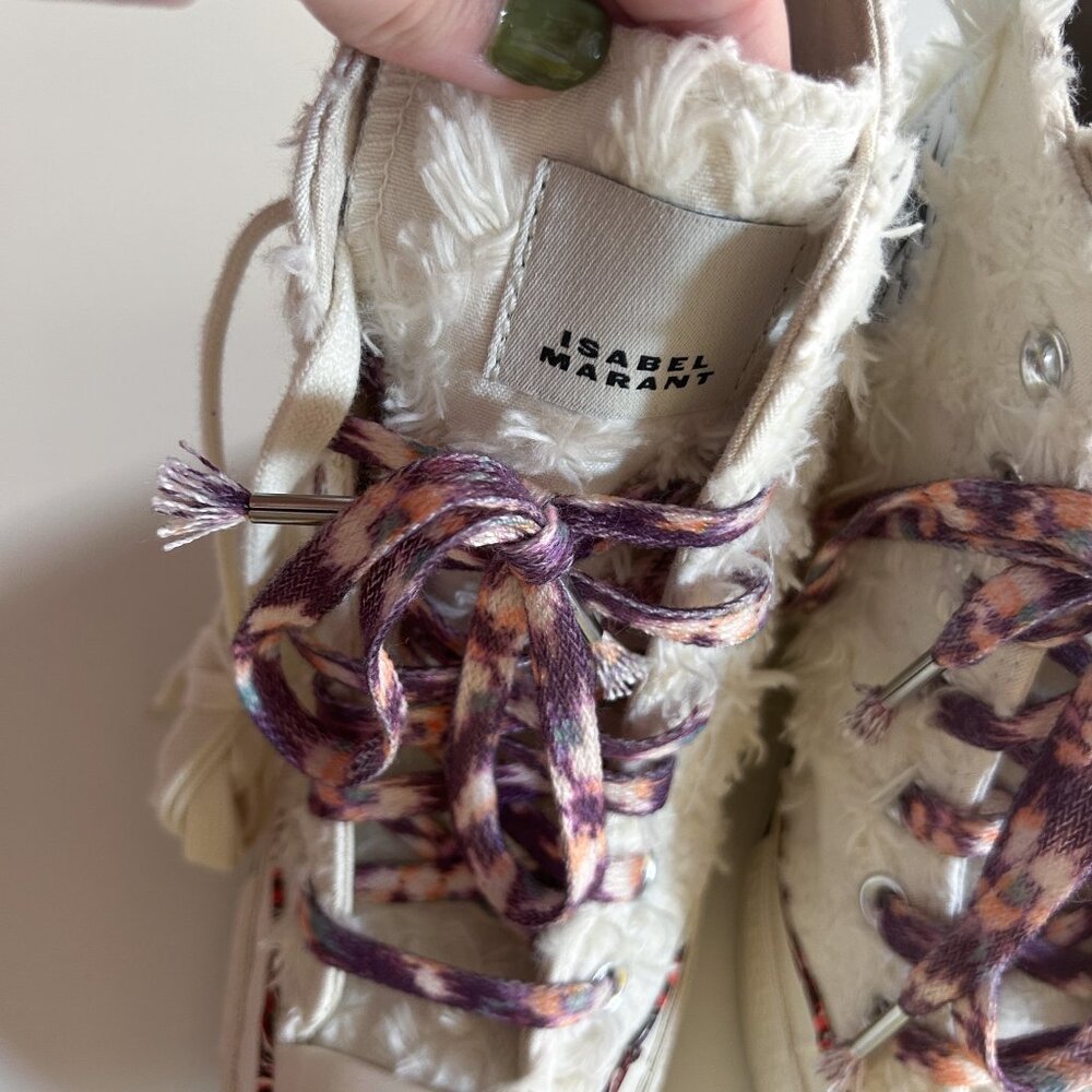 NWOB Converse x Isabel Marant Chuck 70 Textured Wedge High Top Sneakers Size 7.5 - Picture 7 of 10